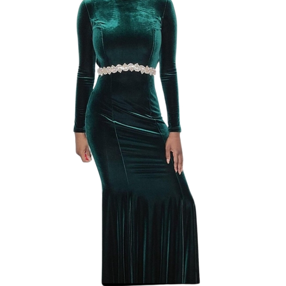 Hunter Green Bridesmaid Dress